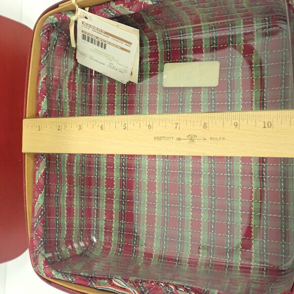 2009 Christmas Collection Longaberger Snowflake Cookie basket - Picture 8 of 9